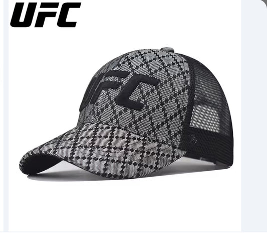 Gray Mesh UFC Cap