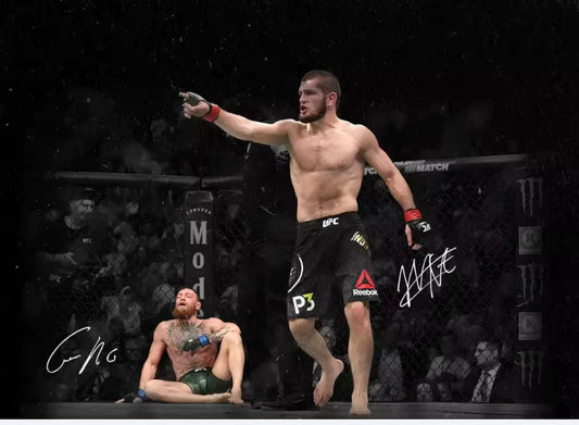 Khabib vs McGregor – The Moment of Silence Canvas